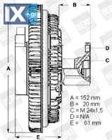 BERU ΨΥΚΤΡΑ ΒΕΝΤΙΛΑΤΕΡ  LK006 11522241505 2241505
