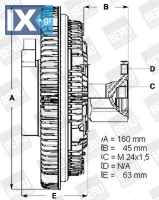 BERU ΨΥΚΤΡΑ ΒΕΝΤΙΛΑΤΕΡ  LK008 11522246042 2246042