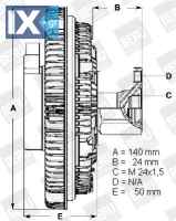 BERU ΨΥΚΤΡΑ ΒΕΝΤΙΛΑΤΕΡ  LK012 11521723918 11521740962 1723918 1740962