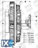 BERU ΨΥΚΤΡΑ ΒΕΝΤΙΛΑΤΕΡ  LK041 1162001122 A1162001122