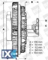 BERU ΨΥΚΤΡΑ ΒΕΝΤΙΛΑΤΕΡ  LK066 9062000922 A9062000922