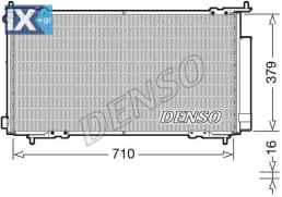 DENSO ΨΥΓΕΙΟ A C HONDA  DCN40015 80101SCAA01 80110S9A003 80110S9A013