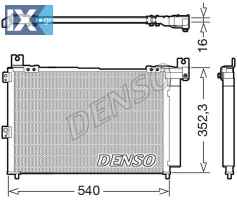 ΨΥΓΕΙΟ A C FORD RANGER-MAZDA B-50 2.5 TD  DCN44014 1356049 3M3519710CA 3M3519710CB UH7161480A UH7161480F UM6561480A 1356049 3M3519710CB UH7161480A UH7161480F UM6561480A