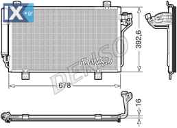 ΨΥΓΕΙΟ A C MAZDA 3 1.5,2.0 13  DENSO  DCN44015 BJS861480 BSS561480 GHR161480 GHR161480A GHR161480B