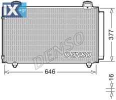DENSO ΨΥΓΕΙΟ A C TOYOTA  DCN50043 8845002240 8845012260