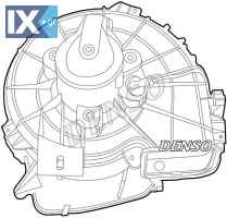 DENSO ΒΕΝΤΙΛΑΤΕΡ ΕΣΩΤ.ΧΩΡΟΥ OPEL  DEA20004 1845202