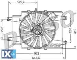 DENSO ΒΕΝΤΙΛΑΤΕΡ  DER01007 46743390 46743390