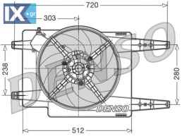 DENSO ΒΕΝΤΙΛΑΤΕΡ  DER01017 46413474 60661471 46413474 60661471