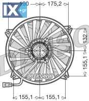 DENSO ΒΕΝΤΙΛΑΤΕΡ  DER07005 9635466180 9635466180 9635466180