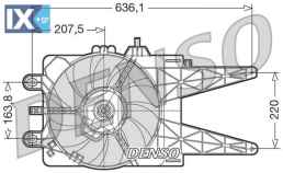 DENSO ΒΕΝΤΙΛΑΤΕΡ  DER09014 46785738