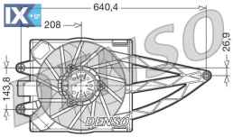 DENSO ΒΕΝΤΙΛΑΤΕΡ  DER09019 51732070 51764536