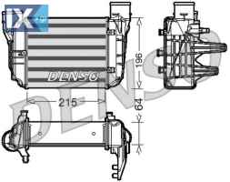 DENSO ΨΥΓΕΙΟ INTERCOOLER VAG  DIT02002 8E0145805N