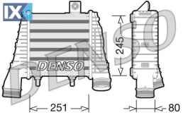 DENSO ΨΥΓΕΙΟ INTERCOOLER  DIT02009 4H0145806H