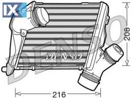 DENSO ΨΥΓΕΙΟ INTERCOOLER  DIT02014 4E0145805G