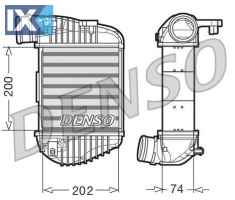 DENSO ΨΥΓΕΙΟ INTERCOOLER  DIT02023 4F0145806R 4F0145806T