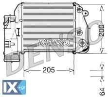 DENSO ΨΥΓΕΙΟ INTERCOOLER  DIT02025 4F0145806E