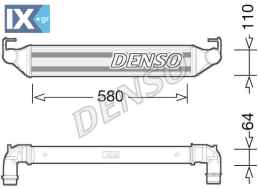 DENSO ΨΥΓΕΙΟ INTERCOOLER JEEP  DIT06001 51965901