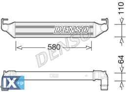 DENSO ΨΥΓΕΙΟ INTERCOOLER JEEP  DIT06002 51965908