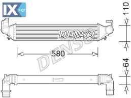 DENSO ΨΥΓΕΙΟ INTERCOOLER FIAT  DIT09117 51966750