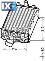 DENSO ΨΥΓΕΙΟ INTERCOOLER PORSCHE  DIT28001 99111063971 99111063972