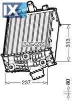 DENSO ΨΥΓΕΙΟ INTERCOOLER PORSCHE  DIT28002 99111064071 99111064072
