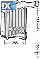 DENSO ΨΥΓΕΙΟ INTERCOOLER PORSCHE  DIT28019 7P5145803A 95811063900 95811063901