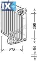 DENSO ΨΥΓΕΙΟ INTERCOOLER PORSCHE  DIT28022 97011020960 97011020961