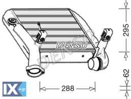 DENSO ΨΥΓΕΙΟ INTERCOOLER PORSCHE  DIT28024 97011020940