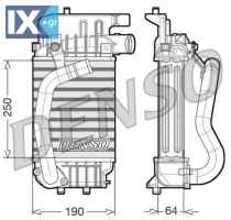 DENSO ΨΥΓΕΙΟ INTERCOOLER  DIT50004 179000N010