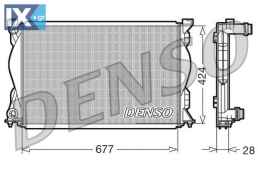 DENSO ΨΥΓΕΙΟ ΜΗΧΑΝΗΣ  DRM02036 4F0121251Q