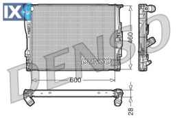DENSO ΨΥΓΕΙΟ ΜΗΧΑΝΗΣ BMW  DRM05110 17117521046 17117521931 17117553111 17117556339 17117559273 7521046 7521931 7553111 7556339 7559273 17117521046 17117521931 17117553111 17117556339 17117559273 75210