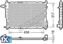 DENSO ΨΥΓΕΙΟ ΜΗΧΑΝΗΣ CHEVROLET  DRM08005 96591475