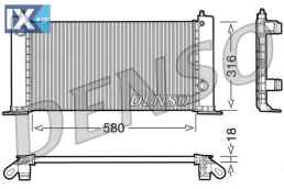 ΨΥΓΕΙΟ ΝΕΡΟΥ FIAT STILO (192) 1.2,1.4 58  DRM09120 46799894