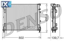 DENSO ΨΥΓΕΙΟ ΜΗΧΑΝΗΣ  DRM09162 1559504 51793589 51835026 51934450 52044997
