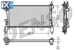 DENSO ΨΥΓΕΙΟ ΜΗΧΑΝΗΣ  DRM09172 1330Y4 1330Y4 51780659