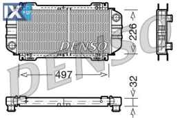 DENSO ΨΥΓΕΙΟ ΜΗΧΑΝΗΣ  DRM10033 6134546 84FB8005AB