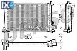 DENSO ΨΥΓΕΙΟ ΜΗΧΑΝΗΣ  DRM10040 1E1615200 1012955 96FB8005GE