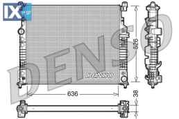 DENSO ΨΥΓΕΙΟ ΜΗΧΑΝΗΣ MERCEDES  DRM17007 1645000003 1645000803 A1645000003 A1645001303
