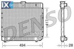 DENSO ΨΥΓΕΙΟ ΜΗΧΑΝΗΣ MERCEDES  DRM17020 1235015103