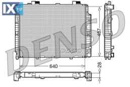 DENSO ΨΥΓΕΙΟ ΜΗΧΑΝΗΣ MERCEDES  DRM17088 2105002803 2105002903 2105003003