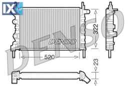DENSO ΨΥΓΕΙΟ ΜΗΧΑΝΗΣ  DRM20031 1300099 1302057 1300099 1302057