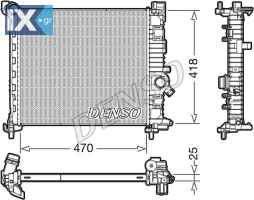 DENSO ΨΥΓΕΙΟ ΜΗΧΑΝΗΣ OPEL  DRM20114 1300308 1300308 13283247