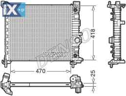 DENSO ΨΥΓΕΙΟ ΜΗΧΑΝΗΣ OPEL  DRM20116 1300310 13283250
