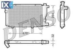 DENSO ΨΥΓΕΙΟ ΜΗΧΑΝΗΣ  DRM21013 1300K7 1300K7