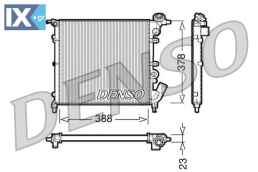 DENSO ΨΥΓΕΙΟ ΜΗΧΑΝΗΣ  DRM23002 7700805486