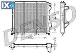 DENSO ΨΥΓΕΙΟ ΜΗΧΑΝΗΣ  DRM23027 6006000711 6006000754
