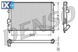 DENSO ΨΥΓΕΙΟ ΜΗΧΑΝΗΣ  DRM23110 8200189288 8200189288