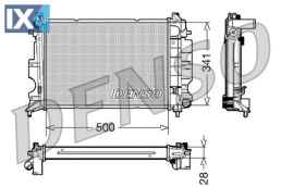 DENSO ΨΥΓΕΙΟ ΜΗΧΑΝΗΣ  DRM25011 4288339 4288495 4729554 4729562