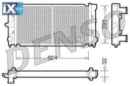DENSO ΨΥΓΕΙΟ ΜΗΧΑΝΗΣ  DRM32020 321121245T