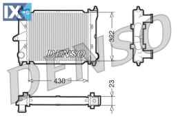 DENSO ΨΥΓΕΙΟ ΜΗΧΑΝΗΣ  DRM32033 867121253AB 867121253K 867121253L 867121253M